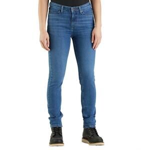 NWT Carhartt Women's Mid Rise Jean Slim Tapered‎  Rugged Flex BD4976-W Size 20 R